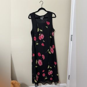 Black maxi dress